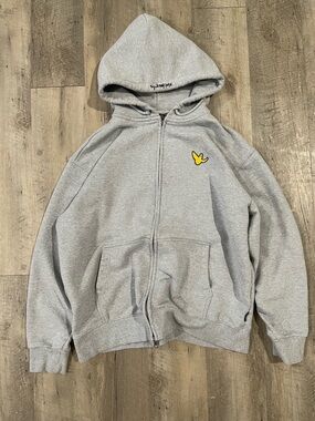 Mark gonzales Light Gray Sweatshirt with Black Logo Tab